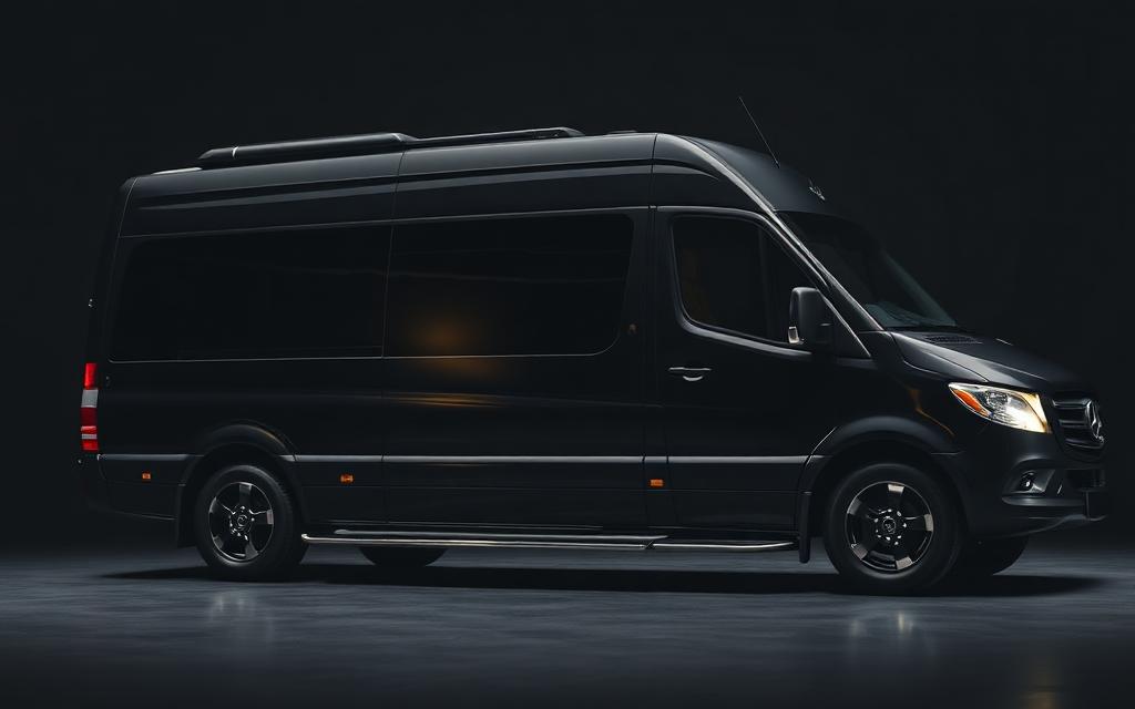 VIP Executive Minibus (Black Edition) — Bespoke VIP Jet-Class Cabin & Group Transport